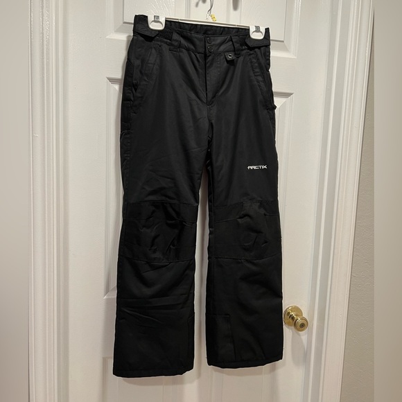 Arctix Kids Snow Pants with Reinforced Knees and Seat. Size Large. Black. EUC. - Picture 1 of 6